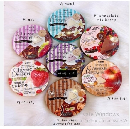 Phô mai qbb canxi milk