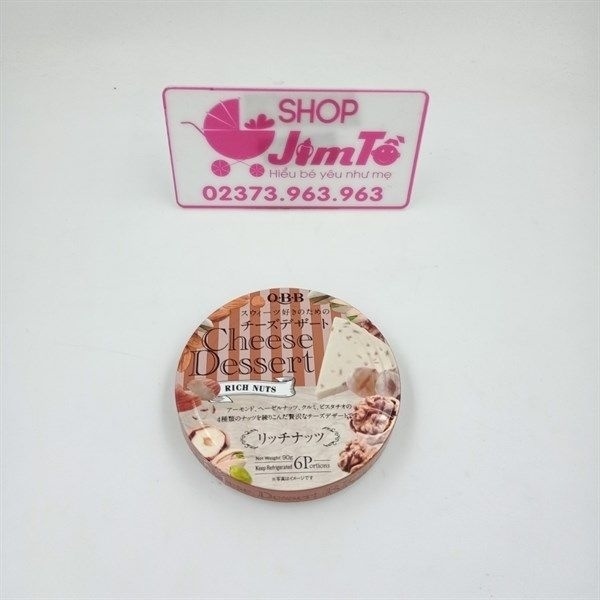 Phô mai tròn Qbb tròn vị óc chó 90g
