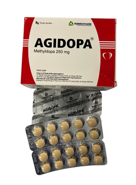 Agidopa Methyldopa 250mg Agimexpharm (H/100v)