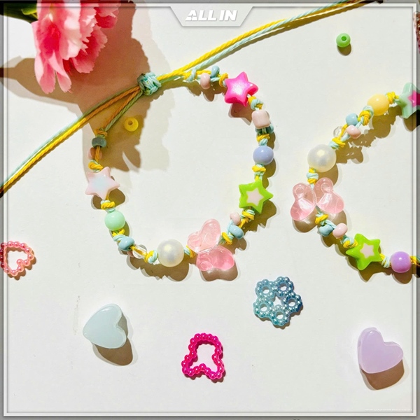 Vòng tay ALLIN Chú bướm đa sắc màu