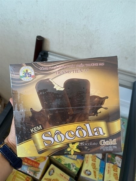 Kem Trang tien socola Gold