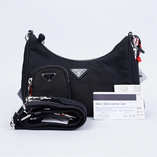 Túi Prada Re-Edition 2strap kèm túi nhỏ sz22 (TT) KG+