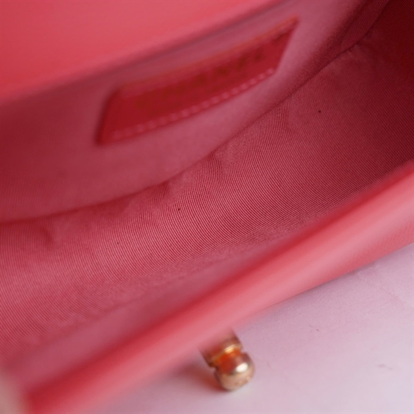 Túi Chanel Boy hồng (25853478) sz20 (TT) KG+