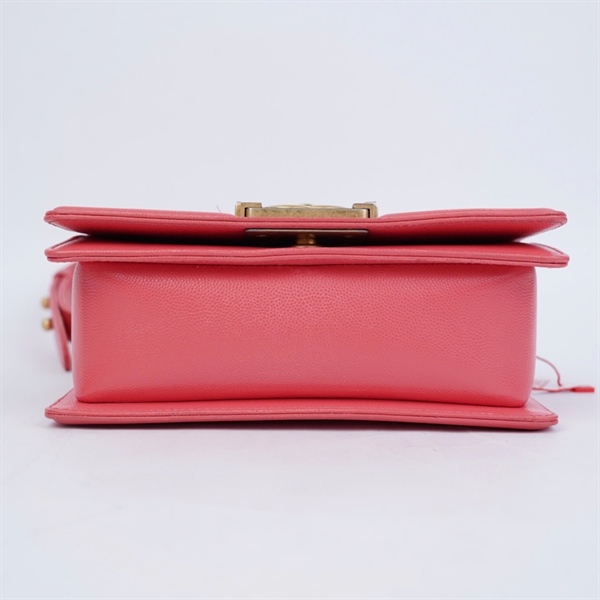 Túi Chanel Boy hồng (25853478) sz20 (TT) KG+