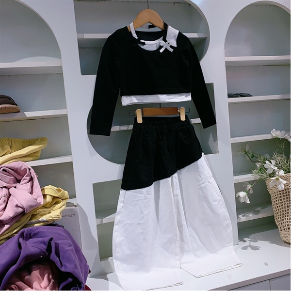 Sét Bộ Sành điệu trắng đen