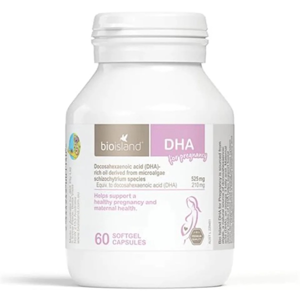 Viên uống Bioisland DHA cho bà bầu (Lọ 60 viên) - Úc