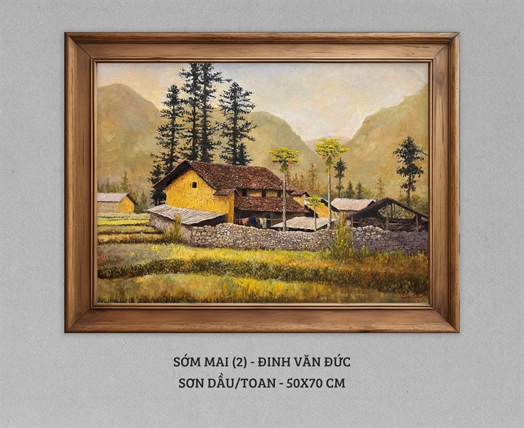 Sớm mai (2) - Đinh Văn Đức - 50x70 cm