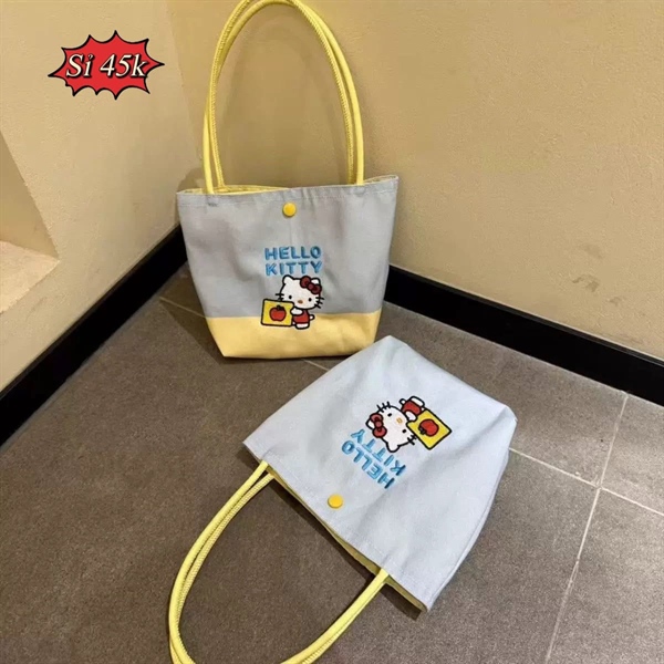 QT - Túi Xách Vải HELLO KITTY
