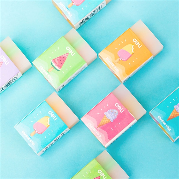 Gôm Tẩy Deli EH301 Hình Kem Que – Eco PVC H36