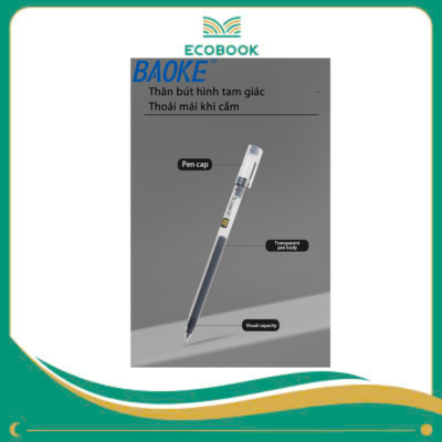 Bút bi nước thân tam giác PC5198 ĐEN)