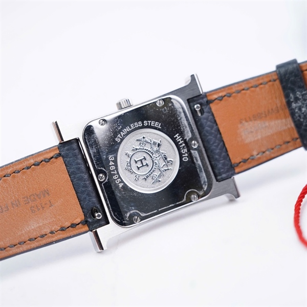 Đồng hồ Hermes dây đen (3467954) sz28 KG+