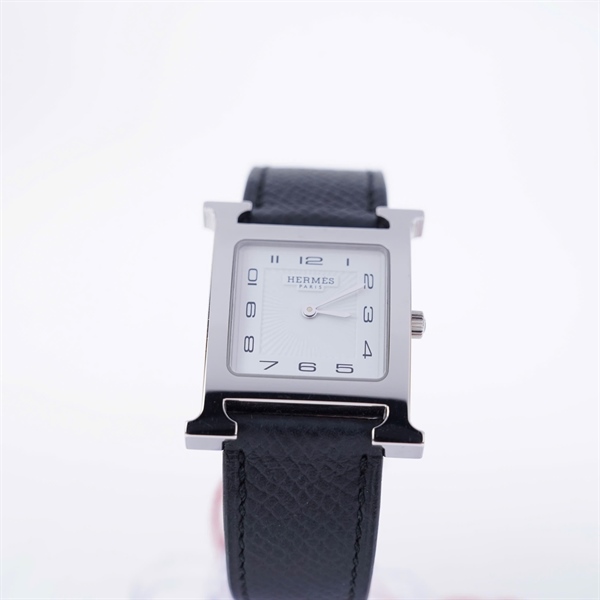 Đồng hồ Hermes dây đen (3467954) sz28 KG+