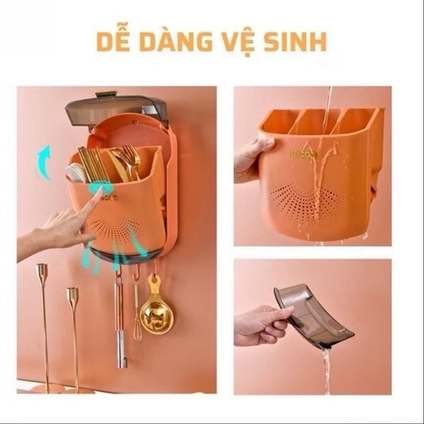 Ống Đũa Treo Tường Cam ( Thùng 36 )