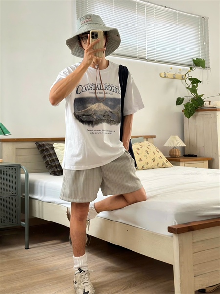 Áo thun tay ngắn oversized Coastal 8397