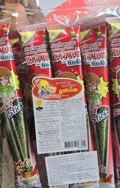 Rong biển ống cay 5g ginjung