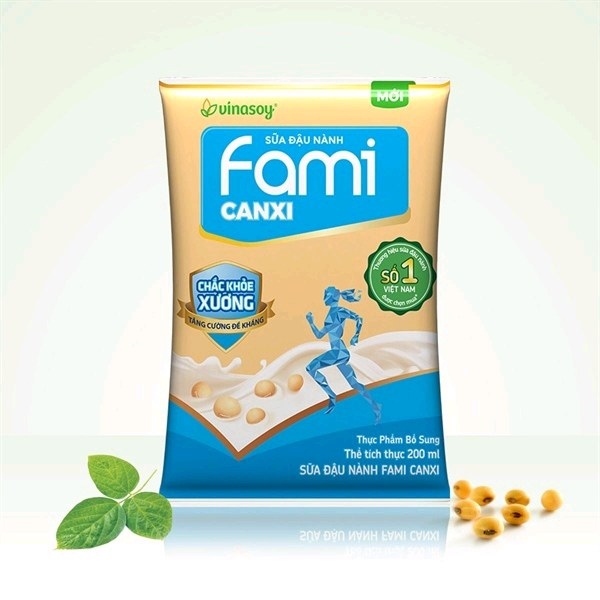 Sữa đậu nành Fami canxi 200ml