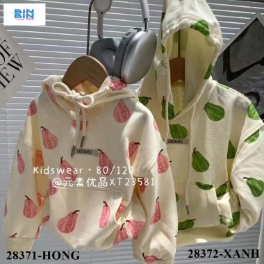 28372- Hoodie Bé Gái