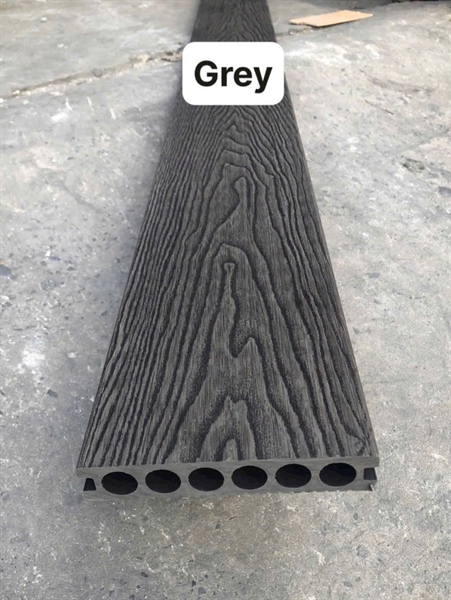 SÀN NGOÀI TRỜI LỖ TRÒN 3D (140x25x2900MM) - GREY