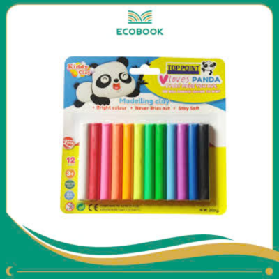 Đất nặn vỉ tự khô 12 màu (12 vỉ/lố, 144 vỉ/thùng)