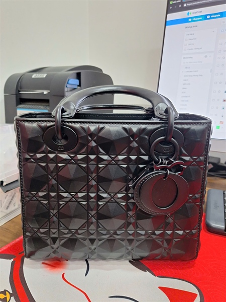 Túi Dior Lady đen kim cương (29-MA-1202) szS +