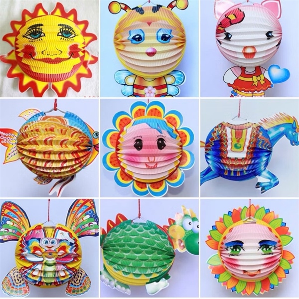 Đèn lồng giấy xếp