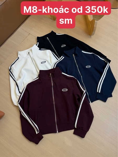 OD M8 Áo Khoác Nỉ Tag Thêu