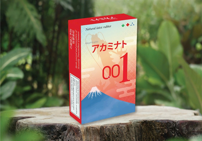 Bao cao su Akaminaito 0.01 (Hộp*9 cái)