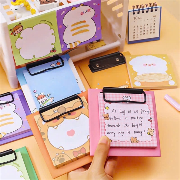 Kẹp tài liệu mini + giấy note