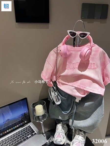 32006- Sét áo 2 chi tiết Chanel - Hồng