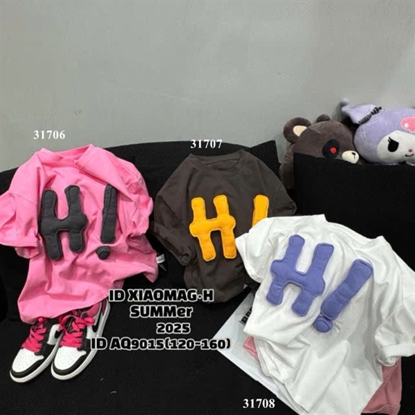 31706- Áo thun Hi - hồng