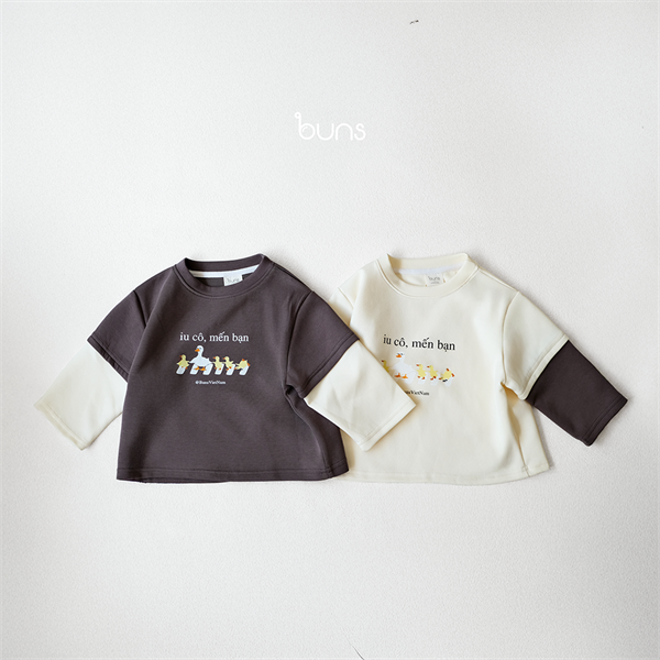 ĐÔNG 2025-ÁO THUN LAYER IU CÔ MẾN BẠN