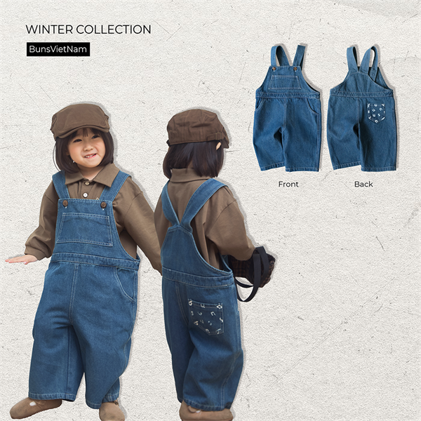 ĐÔNG 2025-YẾM JEAN NAVY DÀI TÚI IN HÌNH