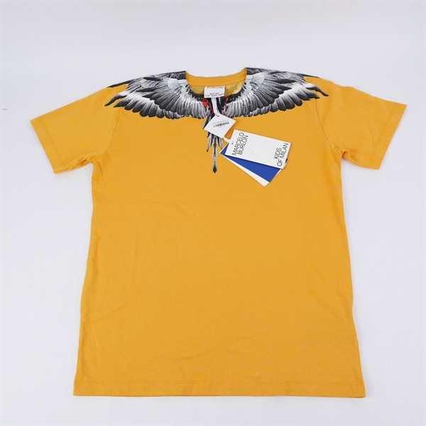 Áo thun Marcelo Burlon vàng in hình đại bàng (BQ) KG+