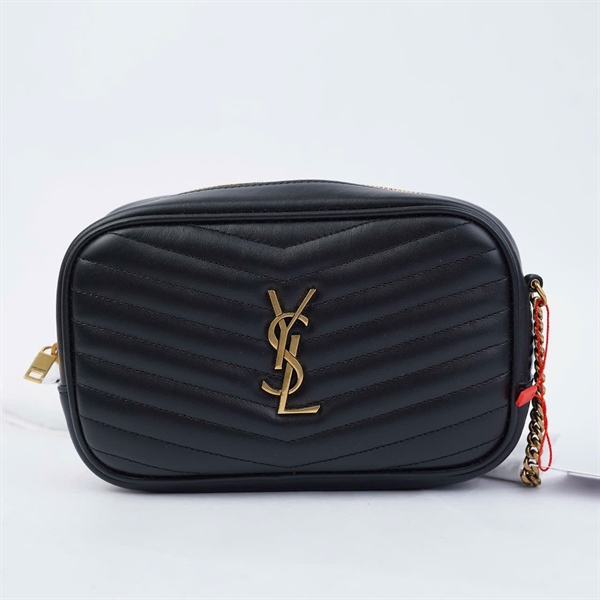 Túi YSL đen PTR748849-0324 sz19 (LN) KG+