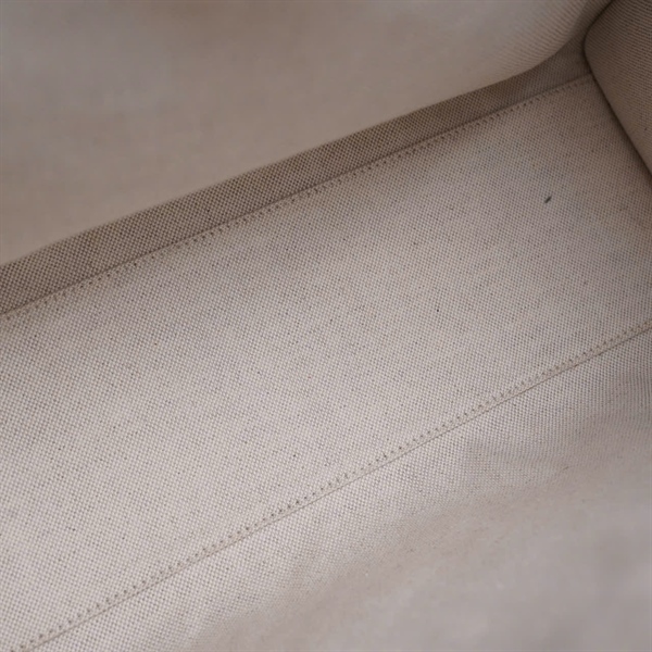 Túi GG Tote xám viền nâu (B038402605) sz31 (HT) +