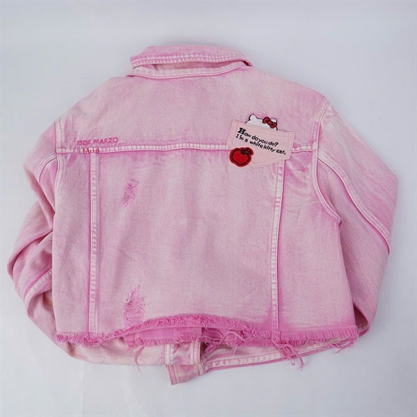 Áo khoác 13De Marzo hồng chất bò (BQ) KG+