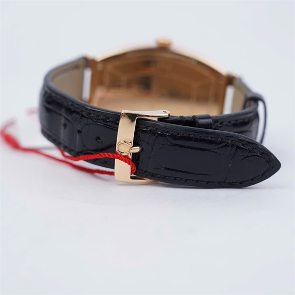 Đồng hồ Omega vàng dây đen (80699683) sz35 (HN) KG+