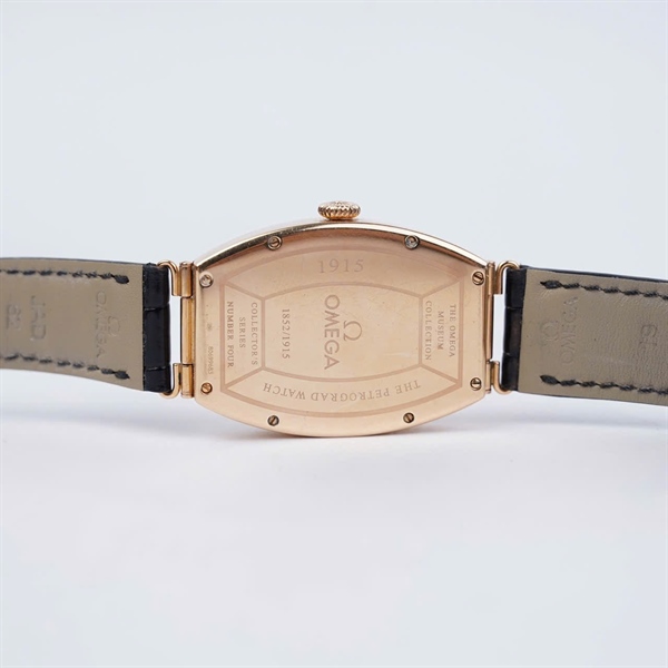 Đồng hồ Omega vàng dây đen (80699683) sz35 (HN) KG+