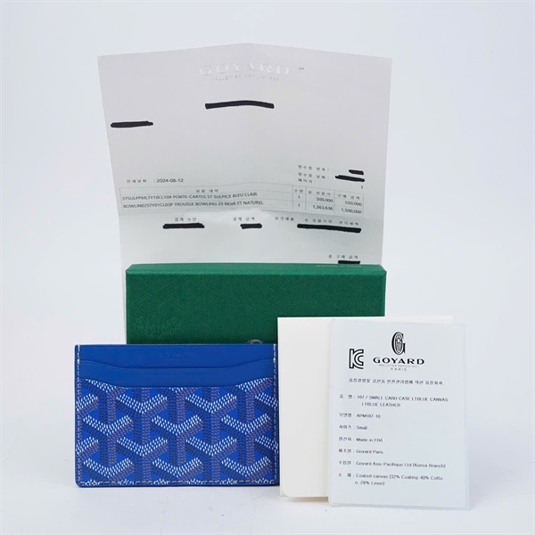 Ví Goyard card xanh (BQ) KG+