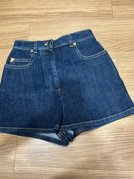 Quần LV bò ngắn xanh đậm (BQ) KG+