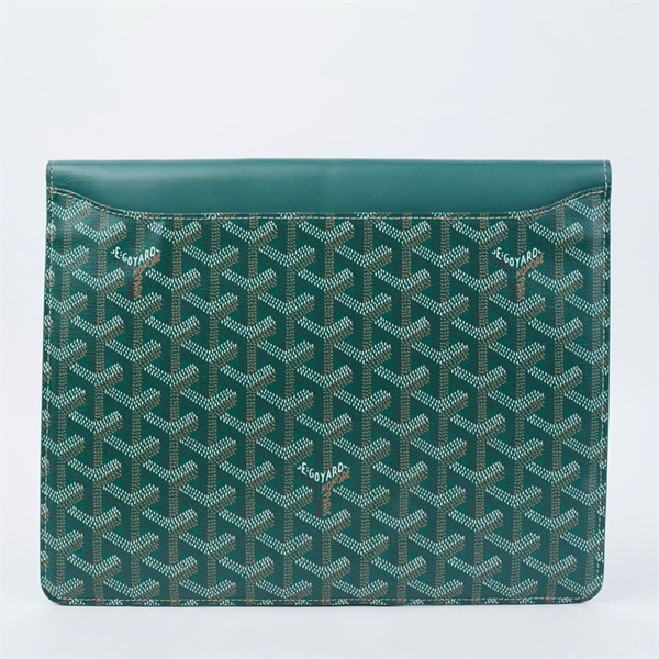 Túi Goyard Clutch xanh sz26 (BQ) KG+