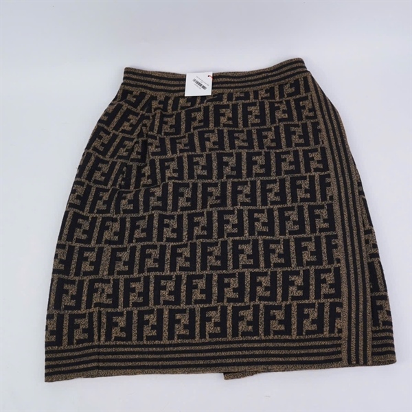 Váy Fendi nâu pha đen (BQ) KG+