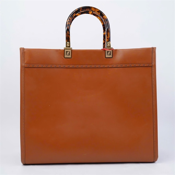 Túi Fendi Tote nâu có lót form sz36 (HN) KG+