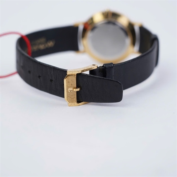 Đồng hồ Movado bọc vàng dây đen (1082348) sz32.5 (HN) KG+