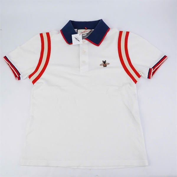 Áo thun GG trắng in con ong (BQ) KG+