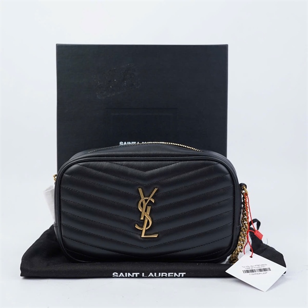 Túi YSL đen PTR748849-0324 sz19 (LN) KG+