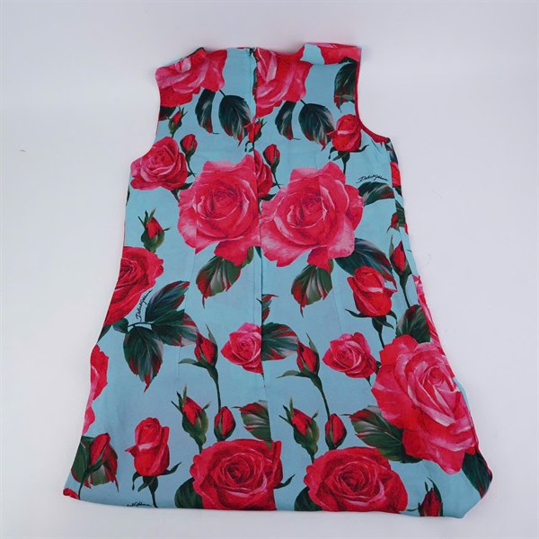 Đầm D&G in họa tiết hoa lá (BQ) KG+