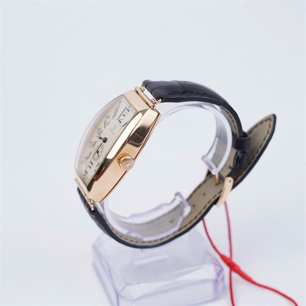 Đồng hồ Omega vàng dây đen (80699683) sz35 (HN) KG+