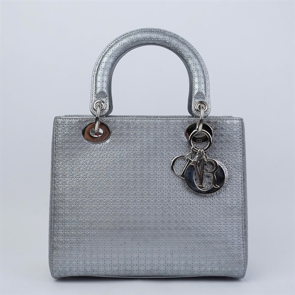 Túi Dior Lady bạc (01-BO-1116) szM (BQ) KG+