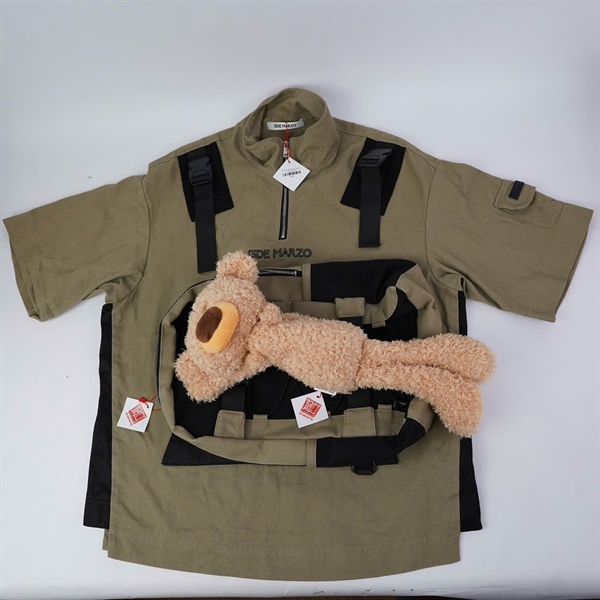 Set bộ 13DE Marzo nâu áo và cặp + gấu (BQ) KG+